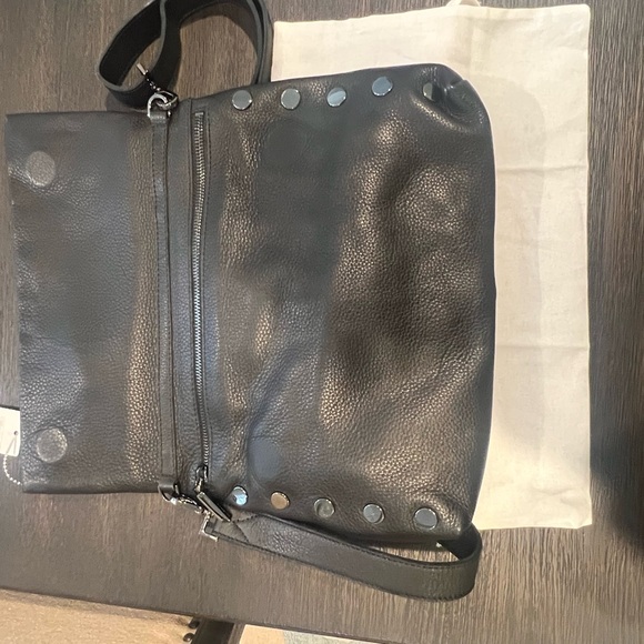 NWT Hammitt Large VIP Black/Gunmetal Crossbody - Picture 12 of 15